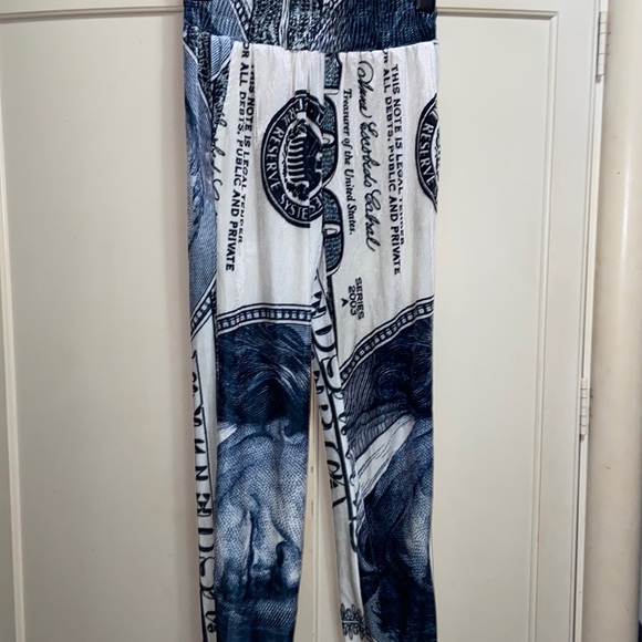 Dollar print joggers S - Picture 1 of 7